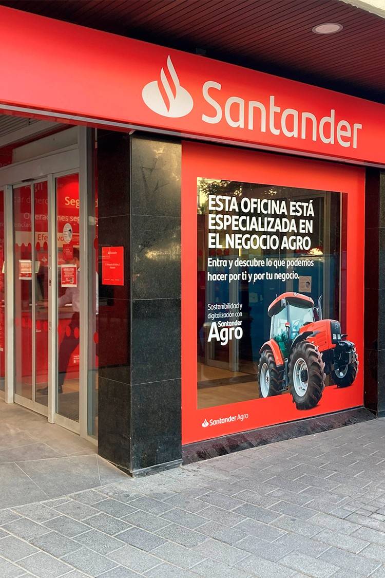 Santander potencia el negocio Agro en sus oficinas
