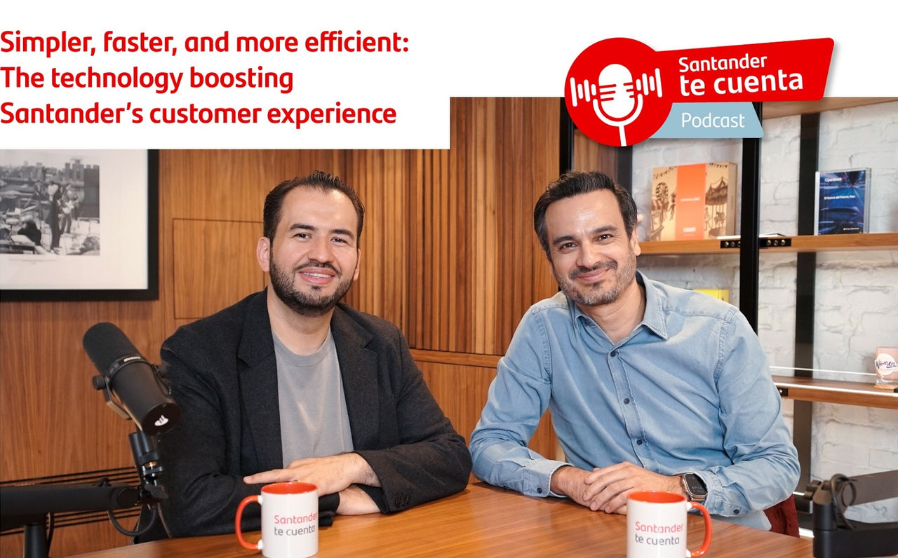 Daniel Concepción, deputy head of Technology & Operations in Retail & Commercial at Banco Santander,  one of the leaders responsible for these changes.