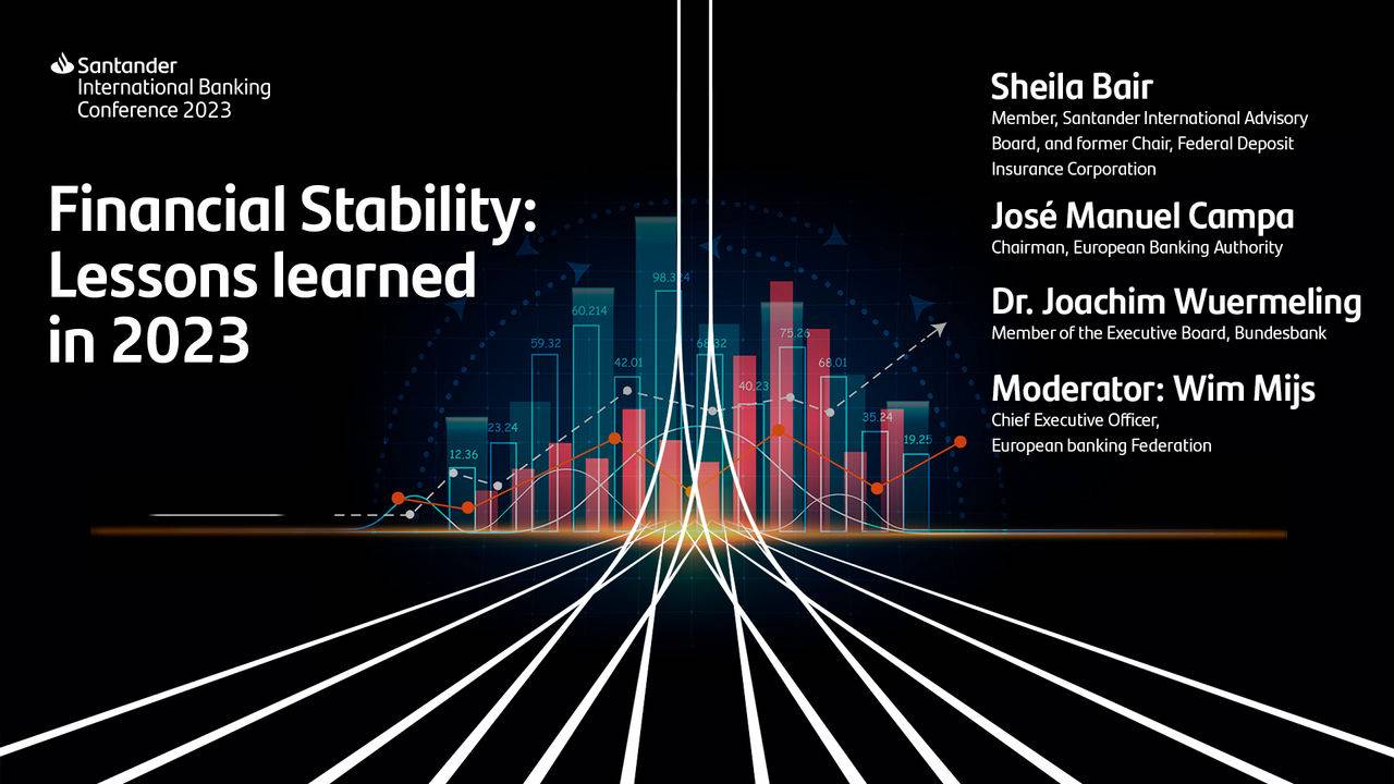 Sheila Bair, José Manuel Campa and Dr. Joachim Wuermeling