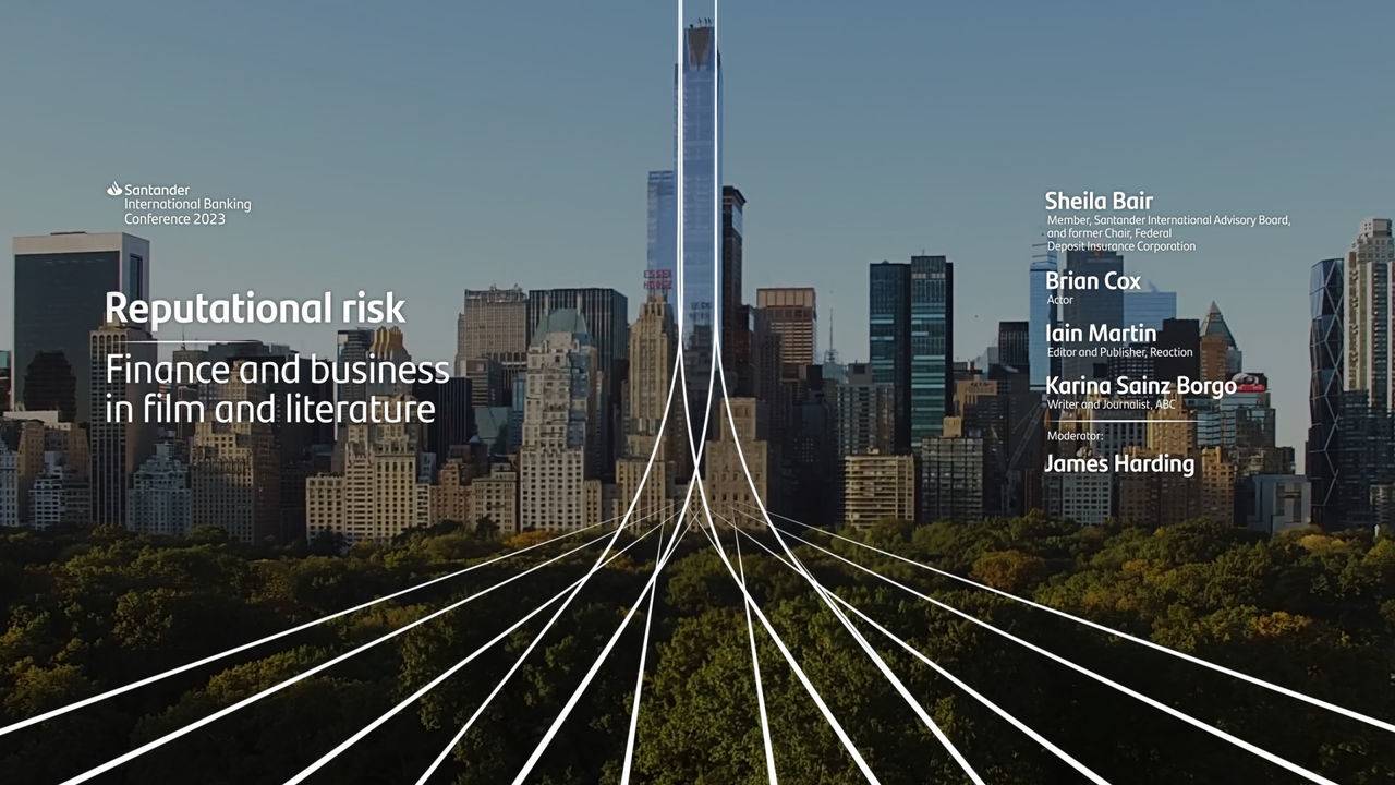 Sheila Bair, Brian Cox, Iain Martin and Karina Sainz Borgo