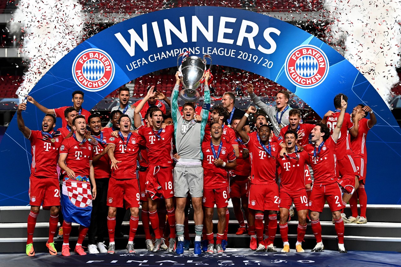 Bayern Munich were hailed as the 2020 UEFA Champions League