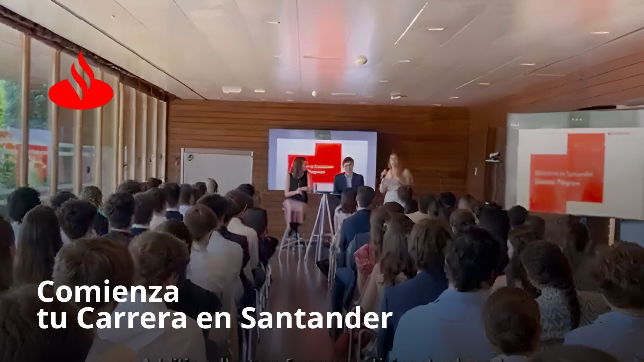 Así fue la bienvenida a los becarios de la quinta edición del Santander Summer Internship Program.