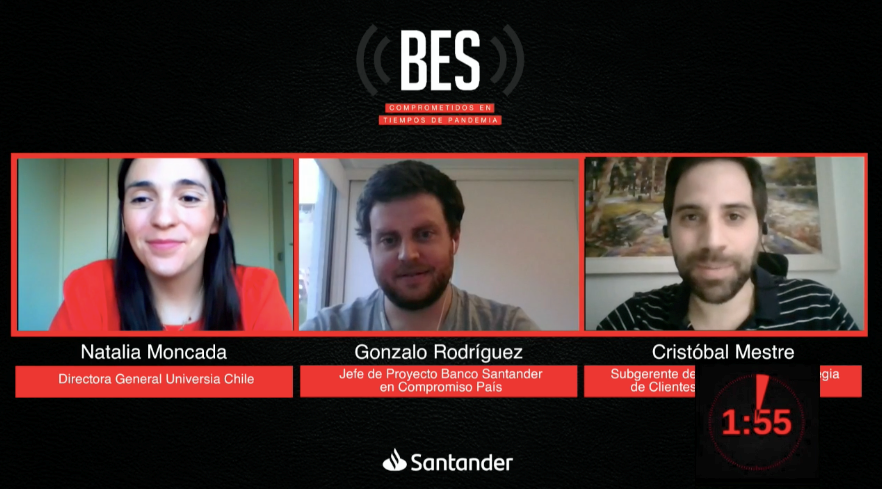 The panel of judges at Business Experience Santander