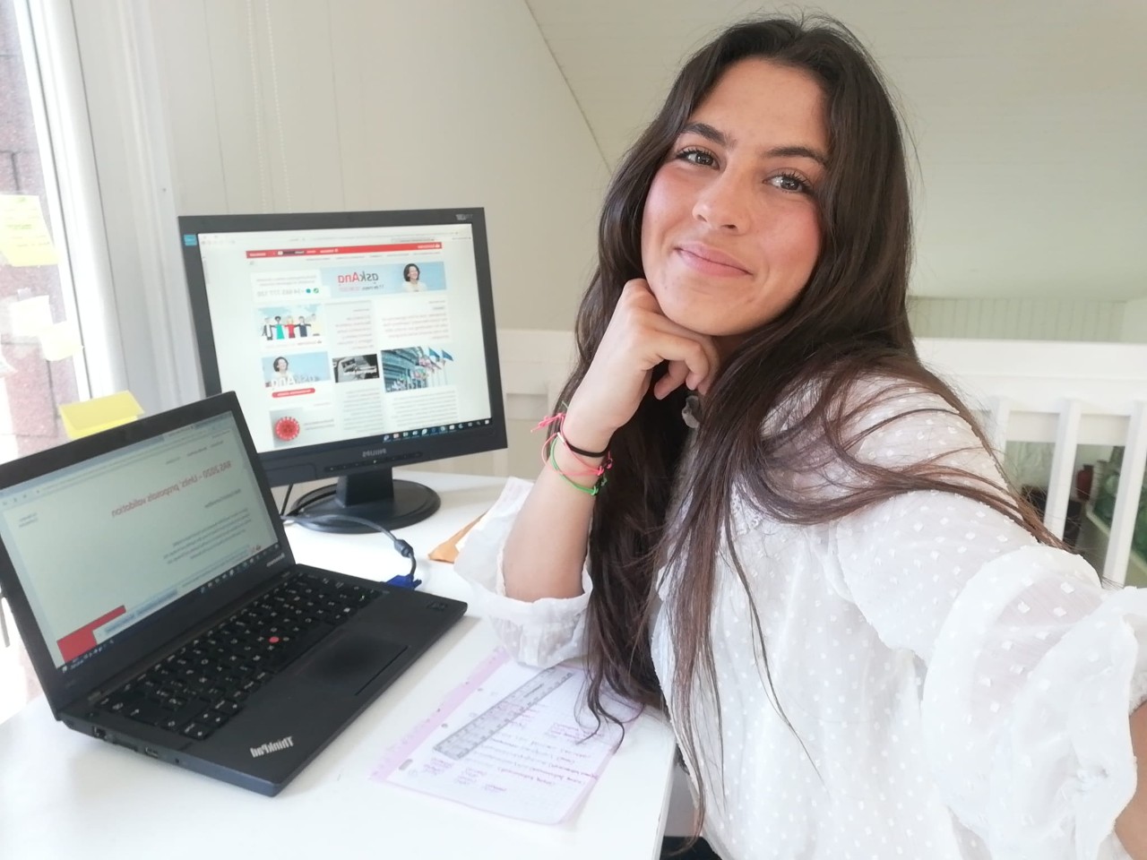 Marta Bastida, scholarship holder at Santander Grup.