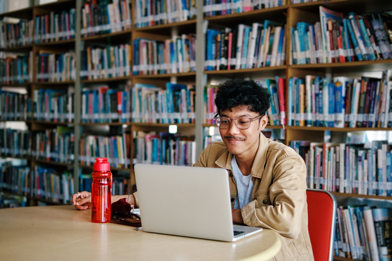 Young Adults Studying