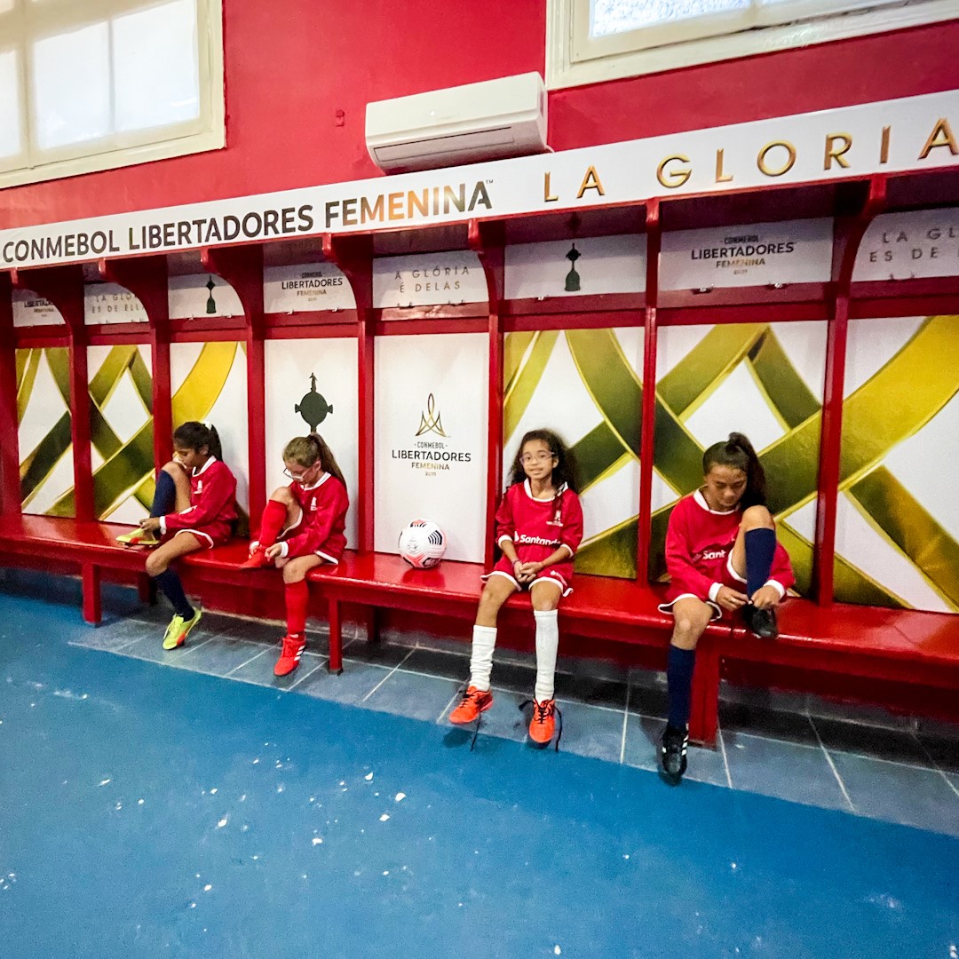 Children at the Centenario in Montevideo 