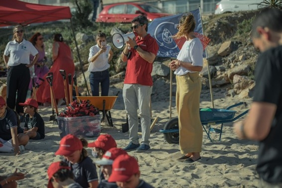 Santander Uruguay volunteers