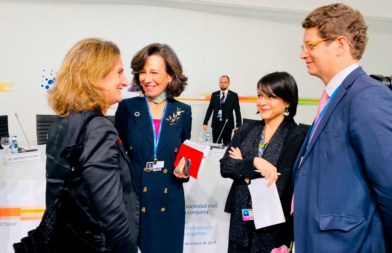  Ana Botín, presidenta de Santander, en la COP25